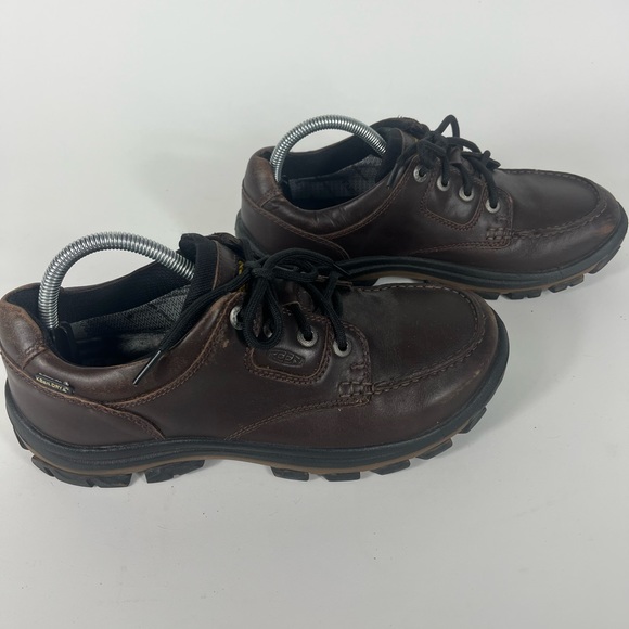 Men's KEEN NOPO 1009252 Brown Leather Hiking Casual Shoes Size 9 - Picture 3 of 9